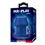 MR PLAY - JACK BLUE SILICONE OCO PLUG ANAL TAMANHO S